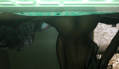 Bootylicious ebony riding my dick on hidden camera