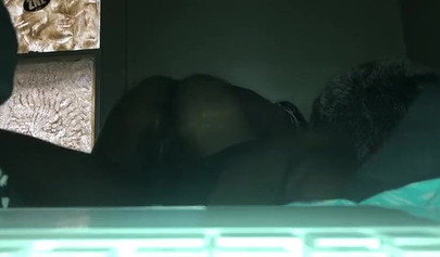 Bootylicious ebony riding my dick on hidden camera