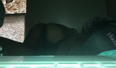 Bootylicious ebony riding my dick on hidden camera