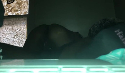 Bootylicious ebony riding my dick on hidden camera
