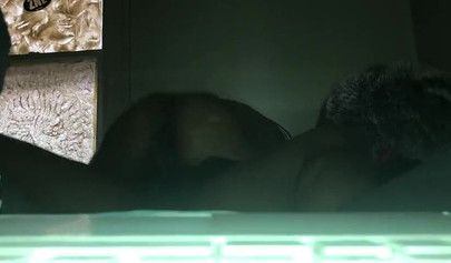 Bootylicious ebony riding my dick on hidden camera