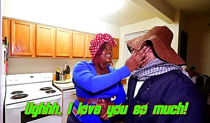 Curvy black housewife Jade Jordan fucks and takes a huge facial