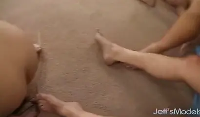 Sultry BBWs participate in an interracial orgy