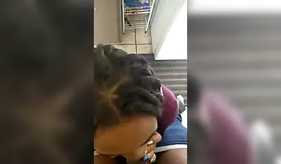 Ebony college beauty Arii deepthroating a BBC