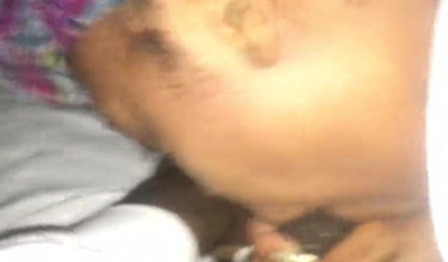 Ebony slut uses her mouth and sexy lips to suck my dick in the car