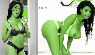 Naturally busty ebony Brittney White in her ultimate compilation