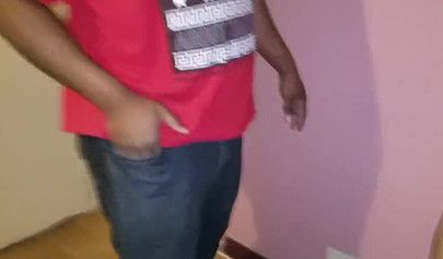 Sexy ebony wife humping a huge dark meat pole