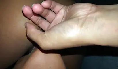 Ebony with a killer booty gets her yummy muff eaten out