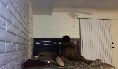 African woman rides her man until reaching orgasm