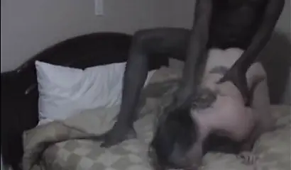 Curvy-haired babe in heels gets blacked hard