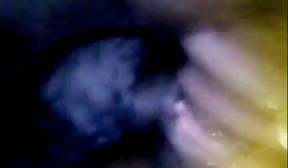 Black girlfriend gets her ebony snatch boned and creampied in POV