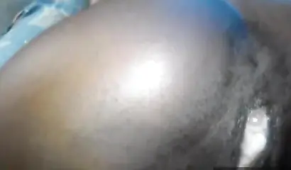 Black girlfriend gets her ebony snatch boned and creampied in POV