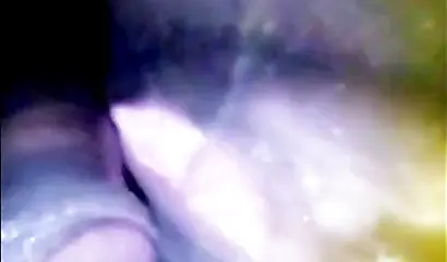 Black girlfriend gets her ebony snatch boned and creampied in POV