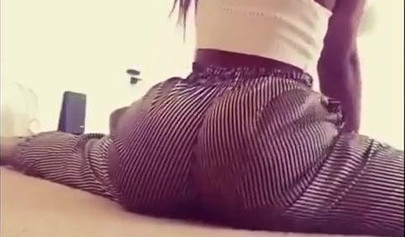 Sexy ebony Instagram models shake their round black asses