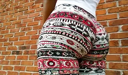 Sexy ebony Instagram models shake their round black asses