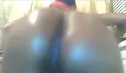 Sexy ebony Instagram models shake their round black asses