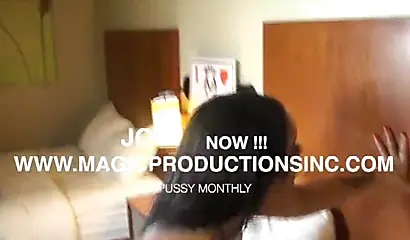 Ebony lesbian with dreads fucks her curvy girlfriend