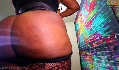 Chubby ebony in sexy tights Jade Jordan riding a BBC