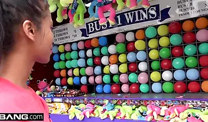 Black teen Nia Nacci gets dicked by a white porn agent