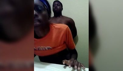 Busty African babe takes a hardcore pounding