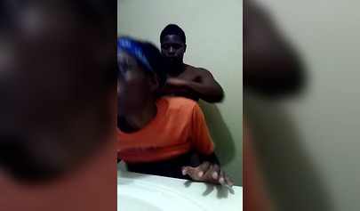 Busty African babe takes a hardcore pounding