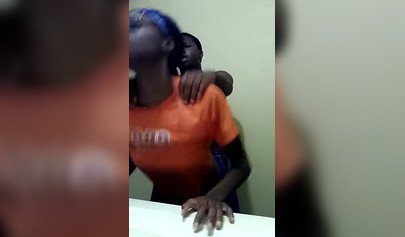 Busty African babe takes a hardcore pounding