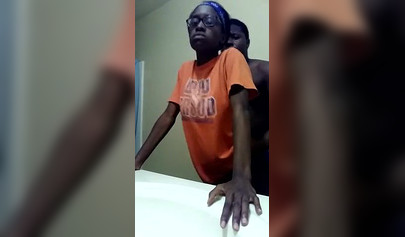 Busty African babe takes a hardcore pounding