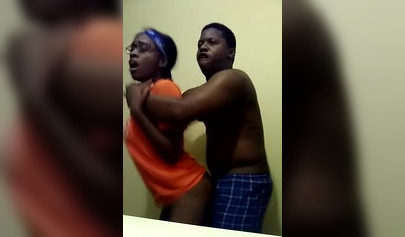 Busty African babe takes a hardcore pounding