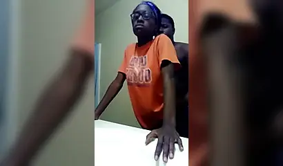 Busty African babe takes a hardcore pounding