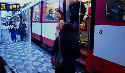 Shameless hotties pose naked in public compilation