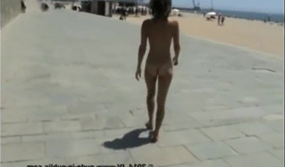 Shameless hotties pose naked in public compilation