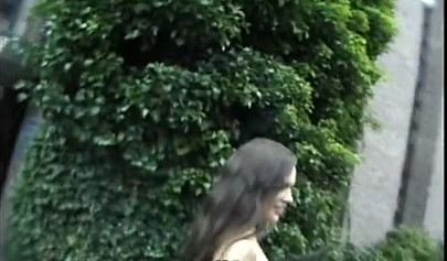 Shameless hotties pose naked in public compilation