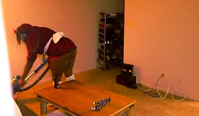 Thick maid Jade Jordan gets fucked after being caught masturbating