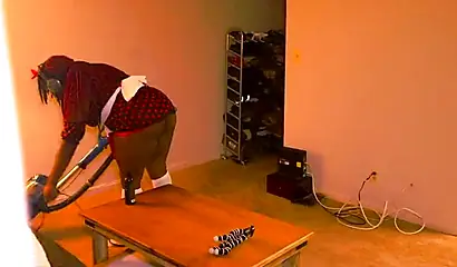 Thick maid Jade Jordan gets fucked after being caught masturbating