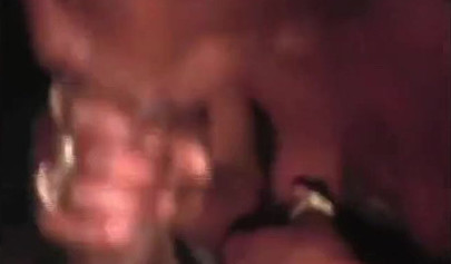 Horny Afro-American sluts blow dicks and get facialed