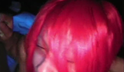 Horny Afro-American sluts blow dicks and get facialed