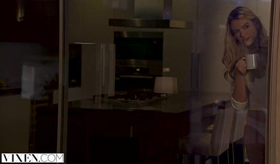 Ebony babe Honey Gold joins a white couple Jean Val Jean & Kenna James in a threesome