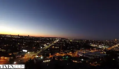 Ebony babe Honey Gold joins a white couple Jean Val Jean & Kenna James in a threesome