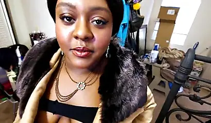 Curvaceous ebony wife in slutwear Jade Jordan enjoys rough missionary sex