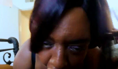 Big assed ebony wife Jade Jordan gets dicked & facialed in a threesome