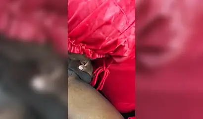 Black nympho with a nose ring sucking a huge ebony dick