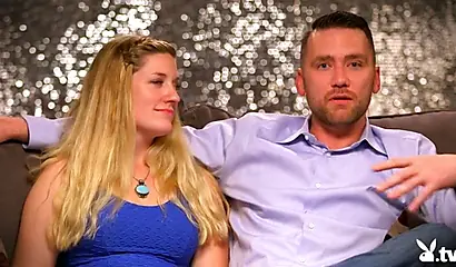 Sultry teens participate in an interracial threesome