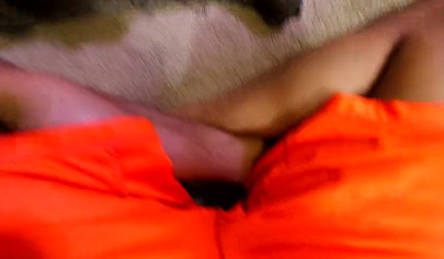 Curvy ebony in a denim shorts Jade Jordan gets dicked & jizzed