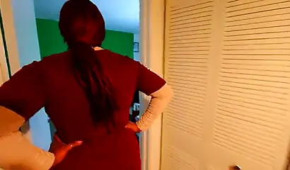 Curvy ebony in a denim shorts Jade Jordan gets dicked & jizzed