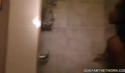 Black beauty Sarah Banks sucks multiple white dicks at once