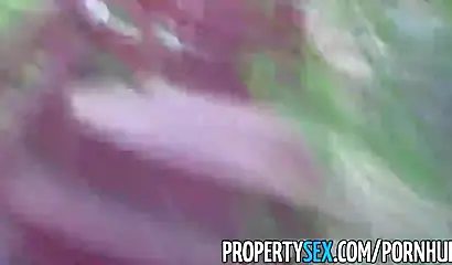 Ebony real estate agent Adriana Maya gets boned by a client