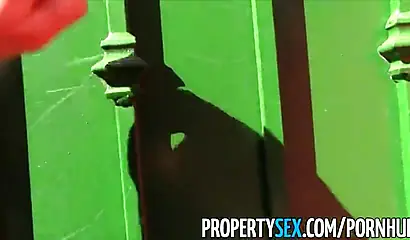 Ebony real estate agent Adriana Maya gets boned by a client