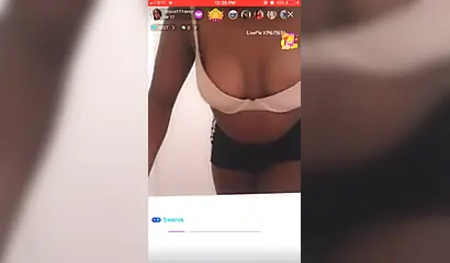 Amateur ebony teen undresses and masturbates