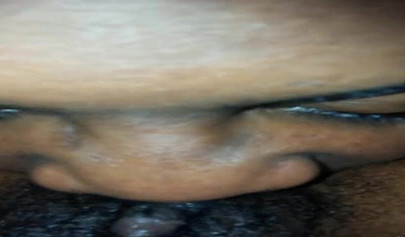 Ebony next door gets her bush eaten out and dicked