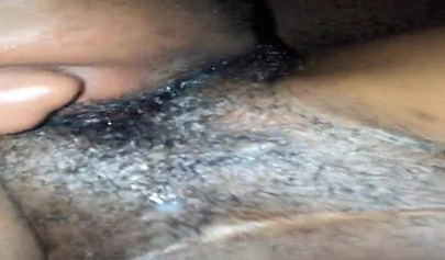 Ebony next door gets her bush eaten out and dicked